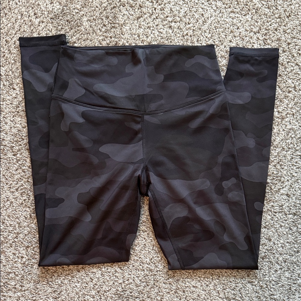 Glyder Black Camouflage Kids Leggings